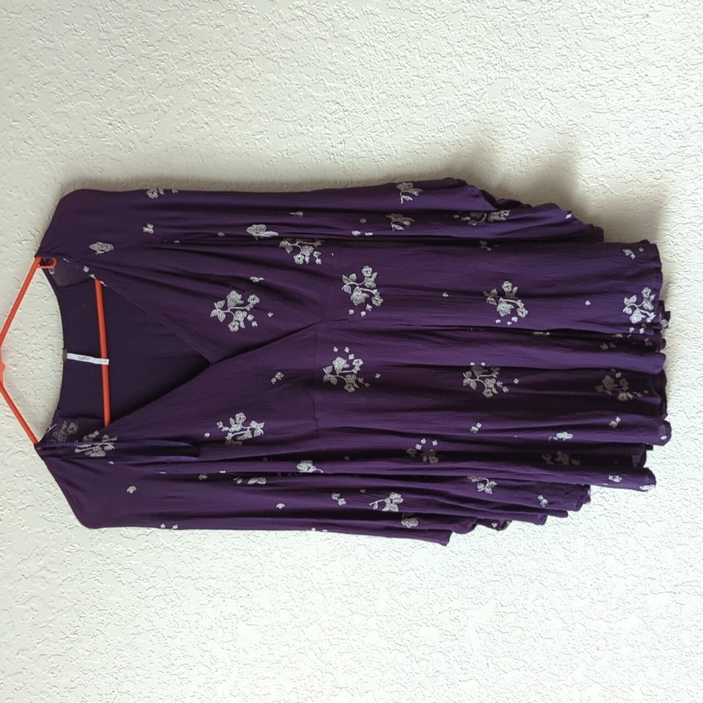 Free people flare sleeve dress